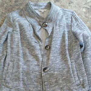CAbi Marled Sweatshirt Jacket